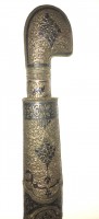 A very rare deghestany shashka in silver mount 19th ASK FOR PRICE 